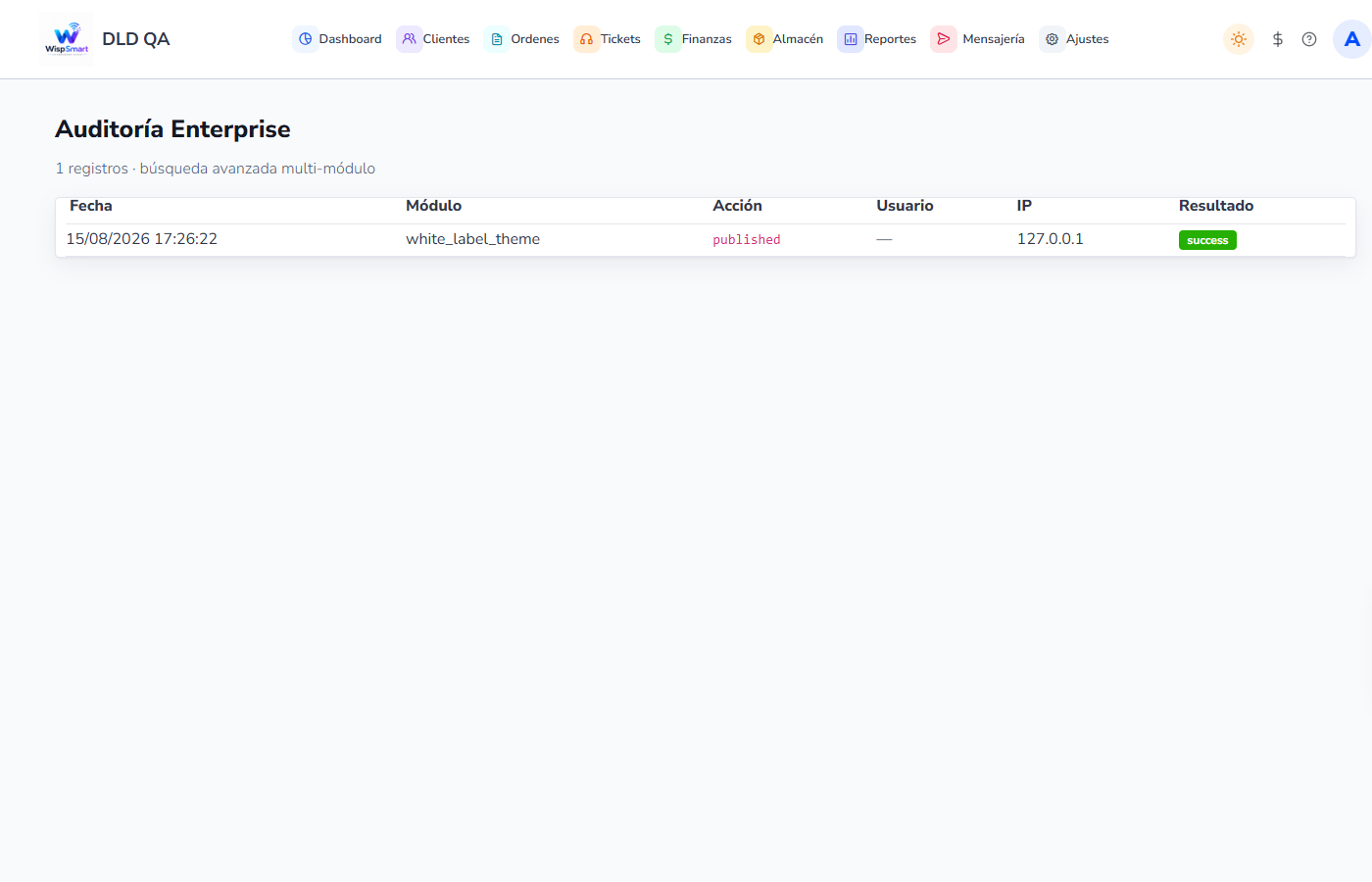 Vista: BI, auditoría y observabilidad