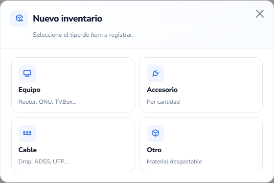 Formulario: Nuevo